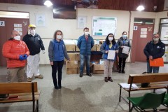 Donación de insumos en La Araucanía