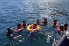 Hombre al Agua en Quillaipe