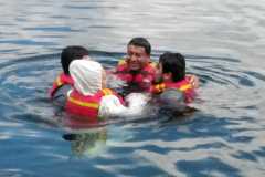 Hombre al Agua en Río Unión