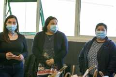 Camila Alvarado, Natalia Risco y Susana Catalán.